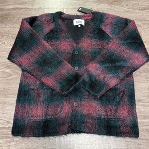 SNS Stylish Plaid Cardigan